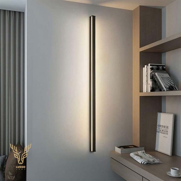 چراغ دیواری مشکی فلزی مدل W03-1000