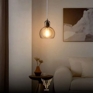 چراغ آویز شیشه ای