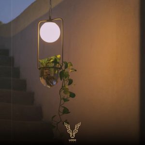 چراغ آویز شیشه ای