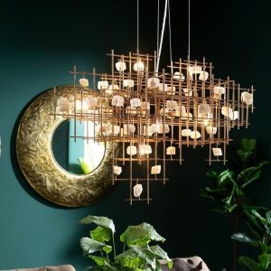آویز خطی سنگ نمک مدل HANGING STONE