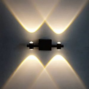 عکس شاخص چراغ دیواری لنزی نور متمرکز مدل W2451