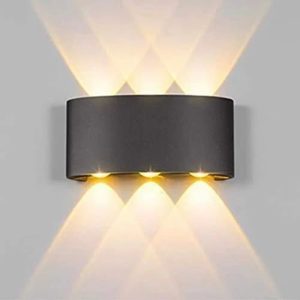 عکس شاخص دیوارکوب لنزی بازی با سایه مدل WNS-1101